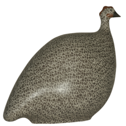 Pintade mat gris moucheté...